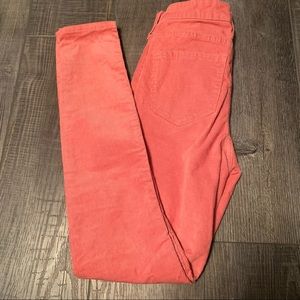 Old Navy Rockstar Jeans (corduroy) pinkish-orange